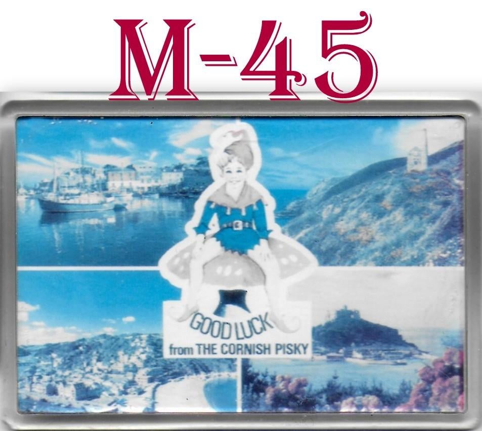 M44 Koelkastmagneetje The Cornish Pisky  Engeland, Ophalen of Verzenden, Gebruikt
