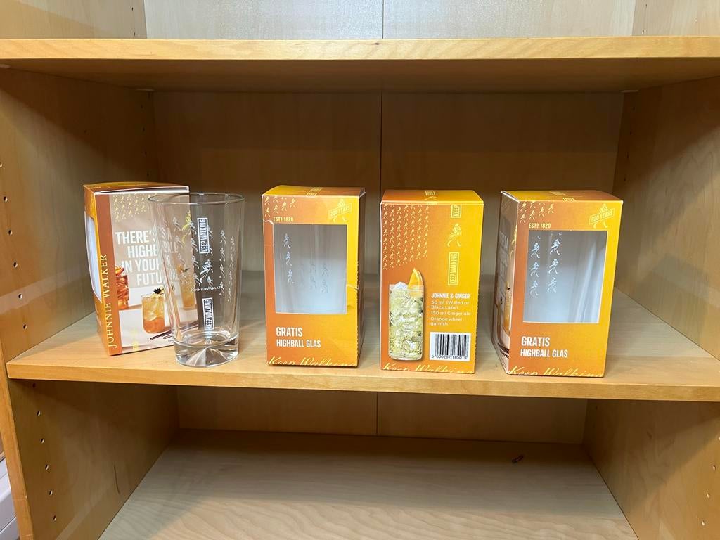 Johnnie Walker Highball Glas, Ophalen of Verzenden, Nieuw, Overige typen