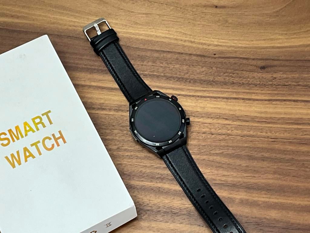 Heren smartwatch zwart, Sieraden, Tassen en Uiterlijk, Smartwatches, Ophalen of Verzenden, Nieuw