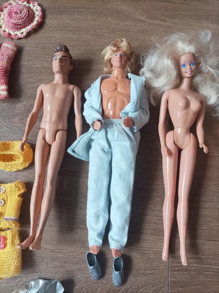 Barbie en Ken Mattel 1966, Verzamelen, Ophalen of Verzenden, Gebruikt, Pop