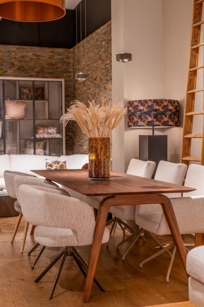 Pitcher tafel notenhout, Ophalen, 50 tot 100 cm, Overige vormen, Minder dan 50 cm