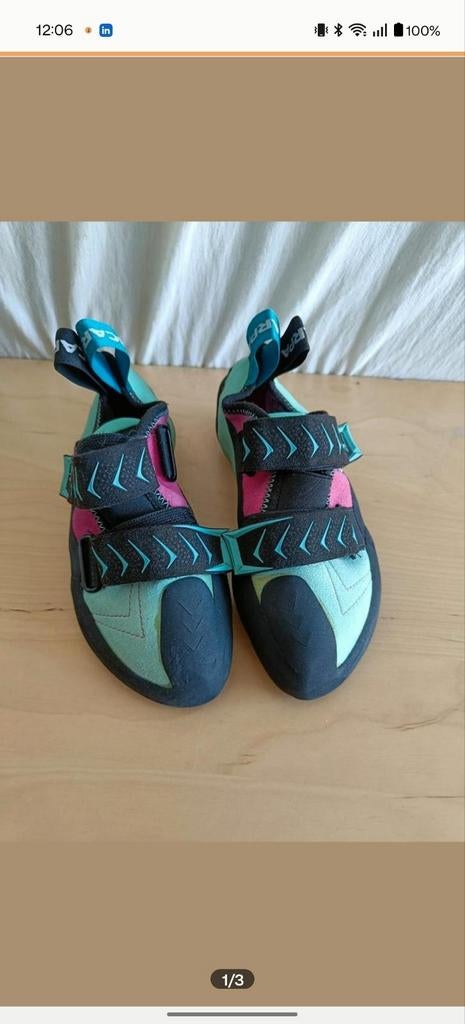 Scarpa Vapor V Dames Klimschoenen - Maat 38 - Nieuwstaat, Ophalen, Meisje, Schoenen, Nieuw