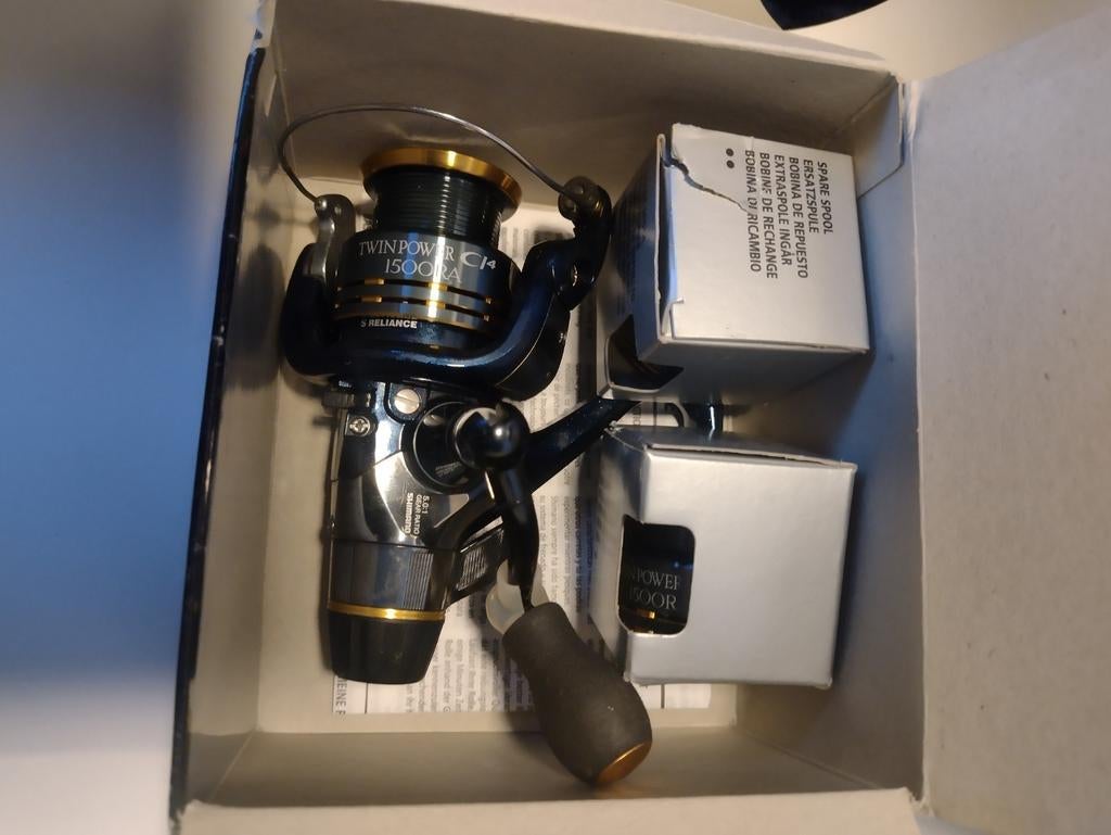 Shimano twinpower C14 1500RA, Ophalen of Verzenden, Zo goed als nieuw, Molen