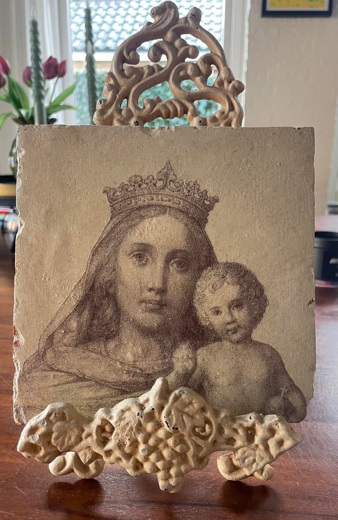 Maria met Kind op tegel, Ophalen of Verzenden