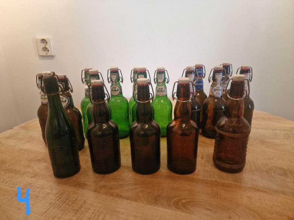 Grolsch verzameling: lege bierflessen, Ophalen, Grolsch