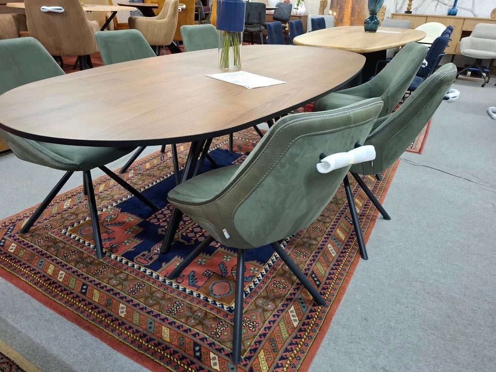 6 Nieuwe Stoelen, Olijf met zwart metaal +greep, Arwen Xooon, Ophalen, Overige kleuren, Nieuw, Olijf kleur