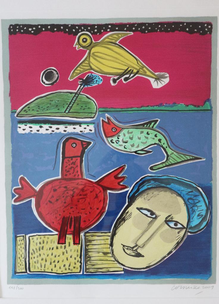 Corneille (1922-2010), Litho 2001, Ophalen