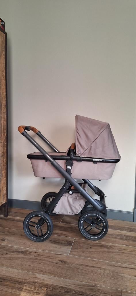 Dubatti kinderwagen, Kinderen en Baby's, Kinderwagens en Combinaties, Gebruikt, Combiwagen, Overige merken, Met autostoeltje, Met reiswieg