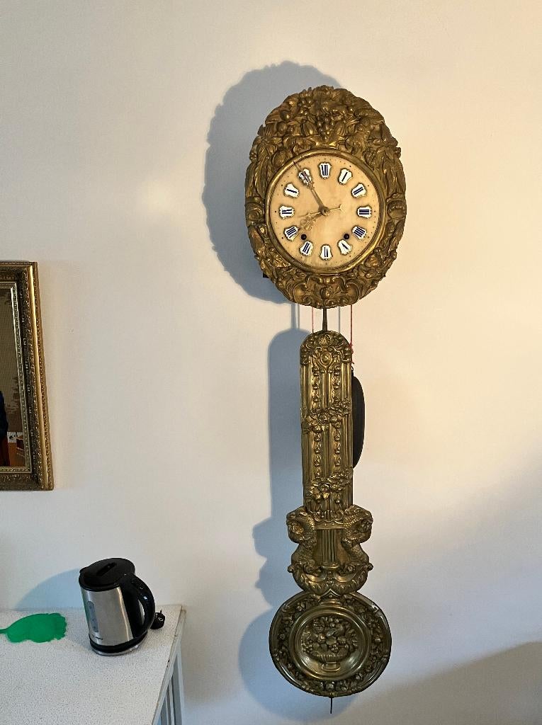 Franse pendule wandklok periode 1870-1900, Ophalen