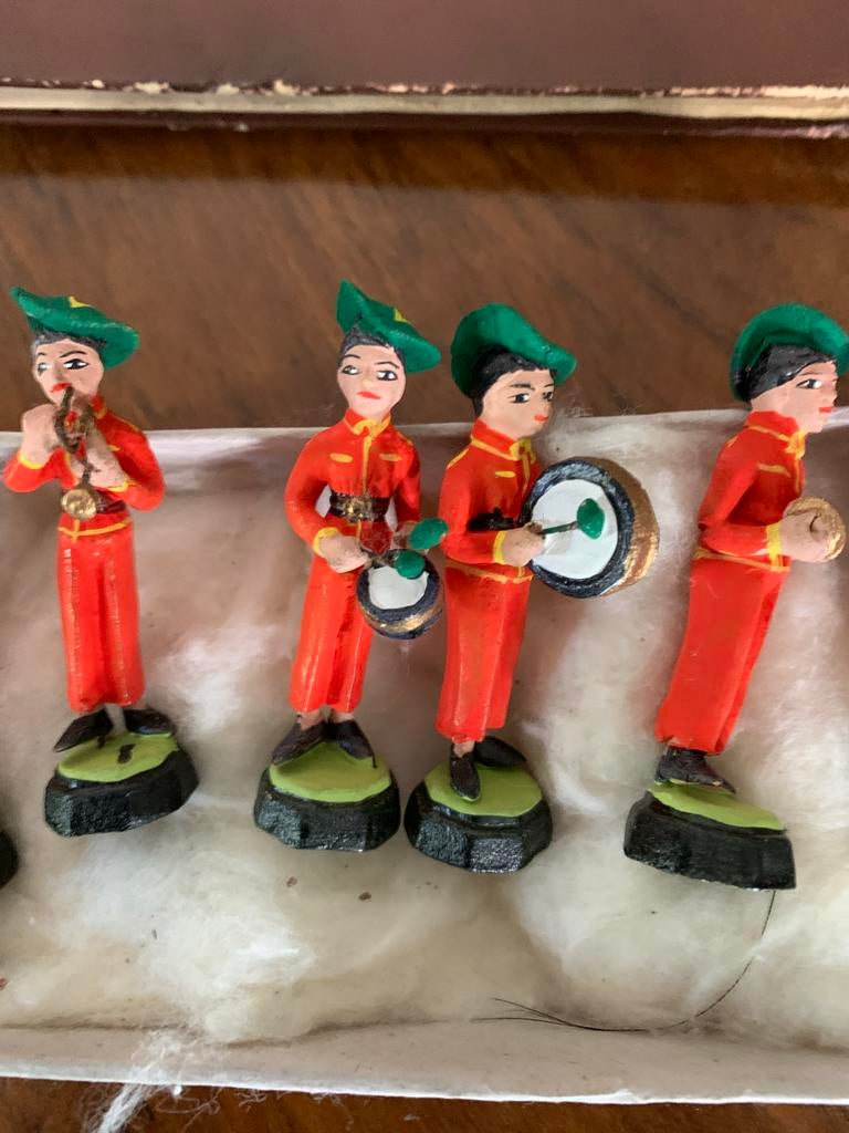 Oude Erzgebirge Houten Figuren, Ophalen of Verzenden