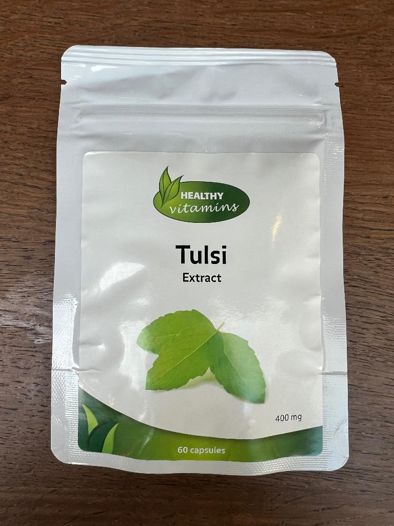 Tulsi (extract) 60 capsules | Healthy Vitamins, Ophalen of Verzenden, Nieuw, Overige typen