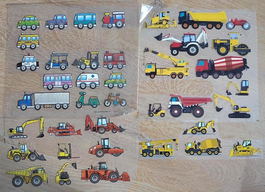 Grote set opstrijk patches auto's en vrachtauto's, Ophalen of Verzenden, Nieuw