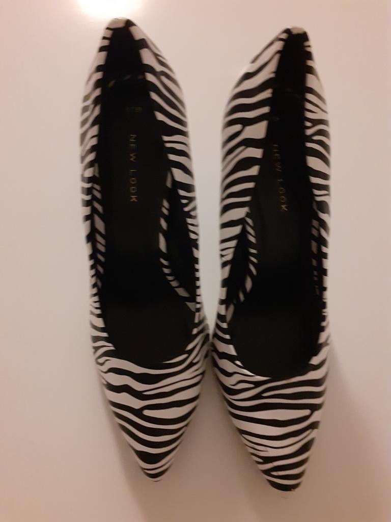 New Look Zebra Pumps, Ophalen, Pumps, New Look, Zwart