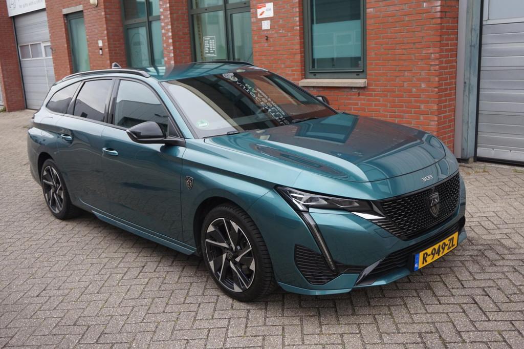 Peugeot 308 SW 1.2 PureTech GT Pack Business Massage, Memory, Gebruikt, 1199 cc, Blauw, Leder en Stof
