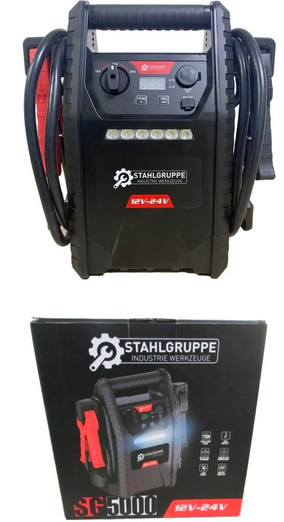 Stahlgruppe SG5000 Jumpstarter 12V-24V Professioneel, Auto diversen, Jumpstarters, Ophalen of Verzenden, Nieuw