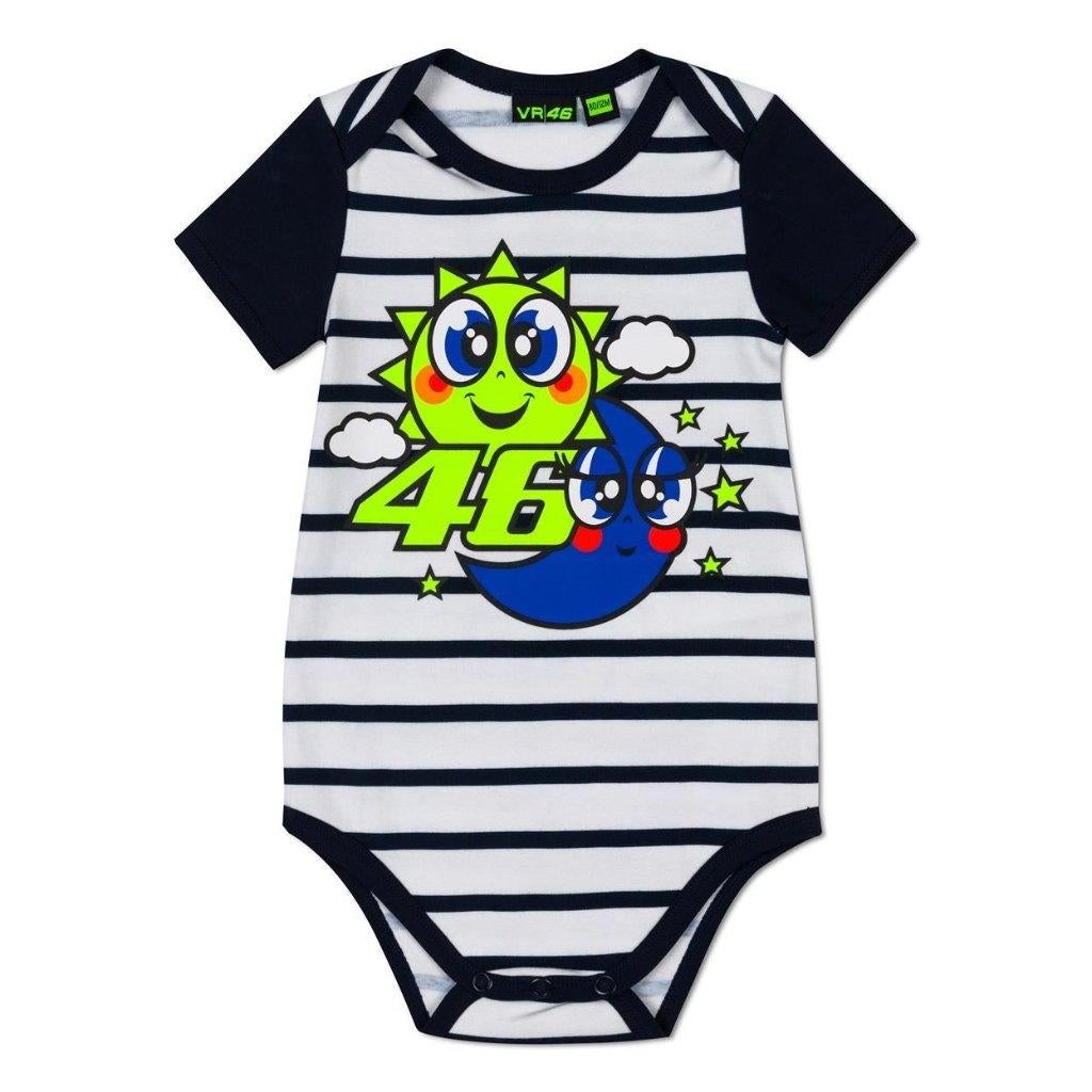 Valentino Rossi baby romper body sun moon, Commerciale@vr46racing.com, Jongetje of Meisje, Nieuw, Ophalen of Verzenden