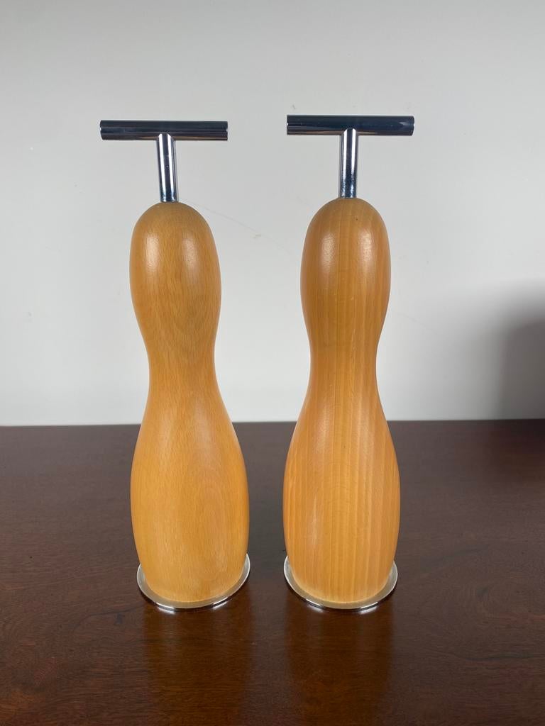 Houten peper- en zoutmolen set, Ophalen of Verzenden, Zo goed als nieuw