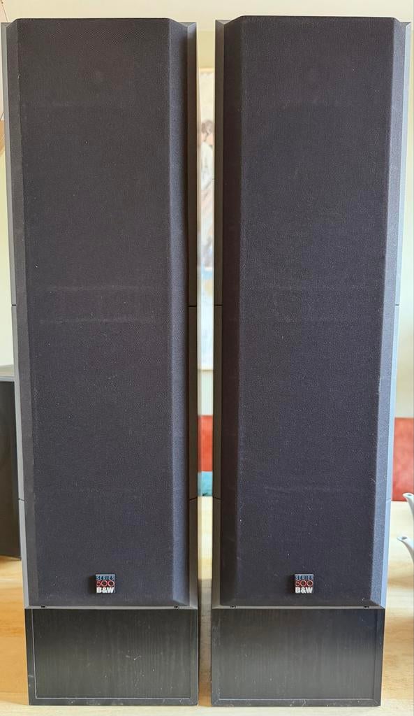 B&W speakers met Canton Subwoofer, Ophalen, Gebruikt, 120 watt of meer, Complete surroundset