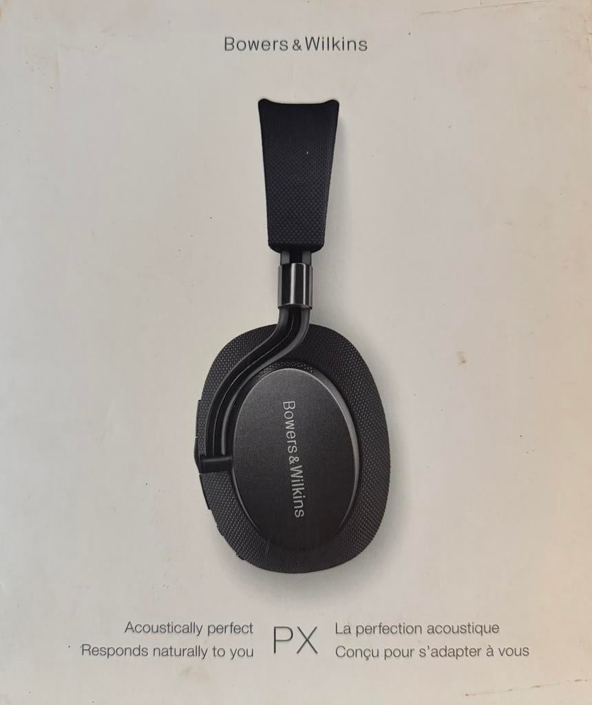 PX 7 Bowers & Wilkens headphone compleet met doos en bon, Audio, Tv en Foto, Koptelefoons, Ophalen of Verzenden, Zo goed als nieuw