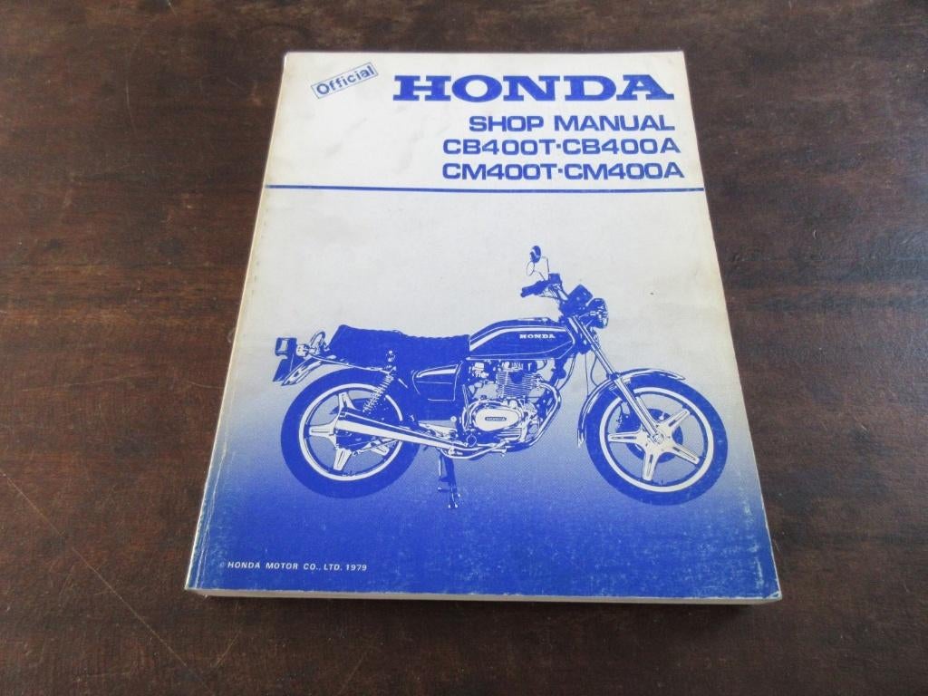 Honda CB400T CB400A CM400T CM400A werkplaatshandboek manual, Motoren, Ophalen of Verzenden, Honda