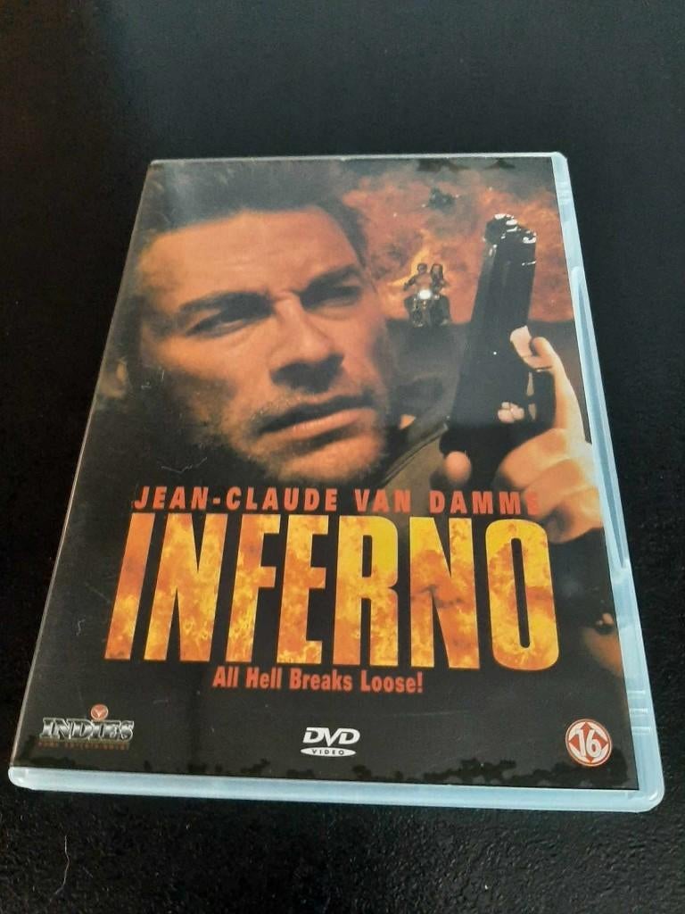 Inferno, Jean-Claude Van Damme, Pat Morita, Danny Trejo!, Vanaf 16 jaar, Ophalen of Verzenden, Gebruikt, Actie