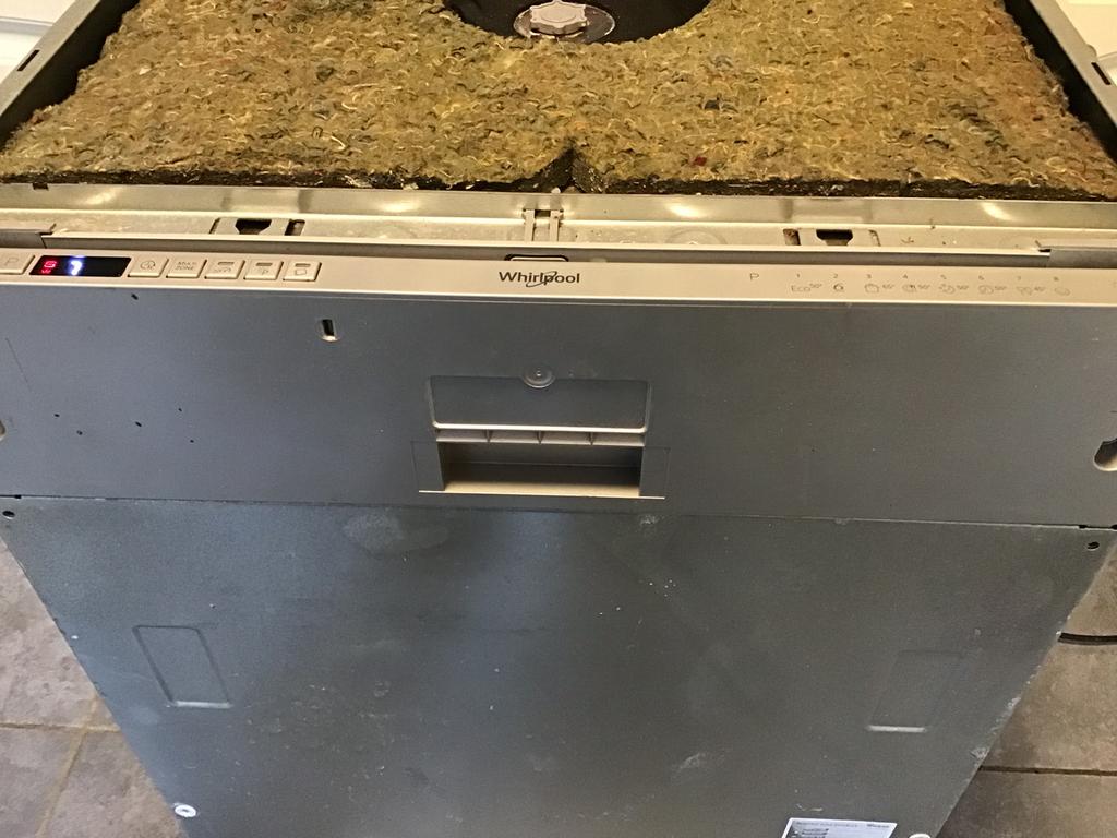 Whirlpool inbouwvaatwasser, Ophalen, Zo goed als nieuw, 25 tot 50 cm, Minder dan 100 cm