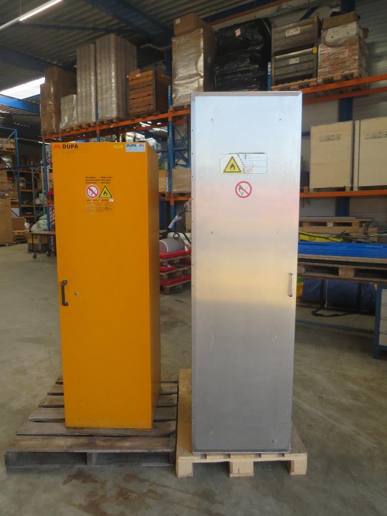 chemiekast milieukast veiligheidskast brand vertragend, Doe-het-zelf en Verbouw, Gebruikt, Chemiekast, Zandhaarweg, Ophalen of Verzenden