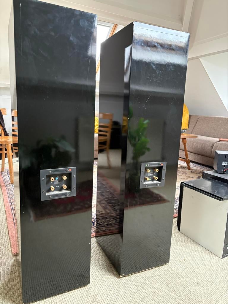 TDL Studio 4 Vloerstaande Luidsprekers, Audio, Tv en Foto, Luidsprekers, Gebruikt, Front, Rear of Stereo speakers, 120 watt of meer