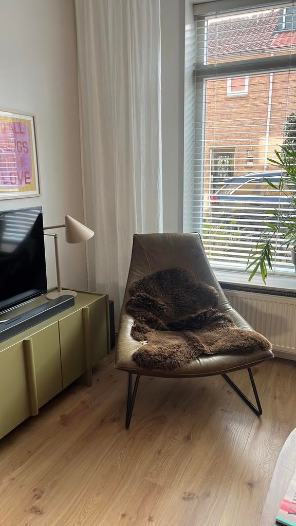 Prachtige fauteuil model Beal, Huis en Inrichting, Fauteuils, Zo goed als nieuw, Leer, 50 tot 75 cm, 75 tot 100 cm, Verzenden