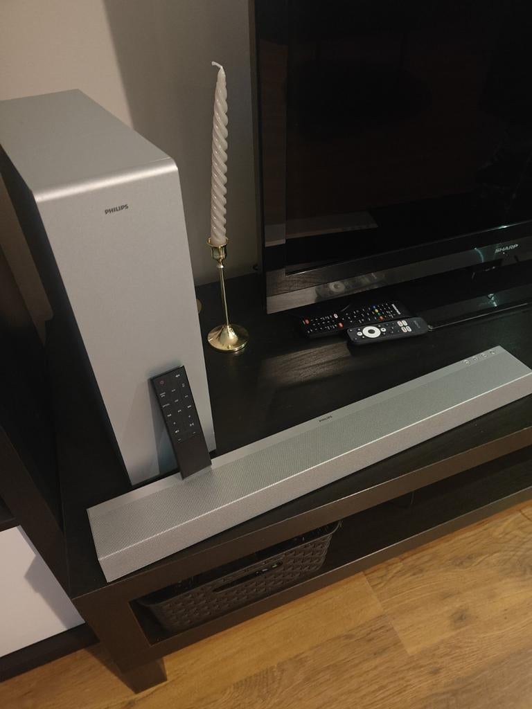 Philips Soundbar met subwoofer, Ophalen, Met externe subwoofer, Zo goed als nieuw
