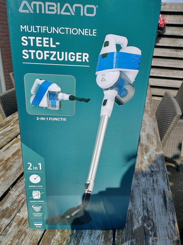Ambiano Multifunctionele Steelstofzuiger 2-in-1, Ophalen, Stofzuiger, Nieuw, Minder dan 1200 watt