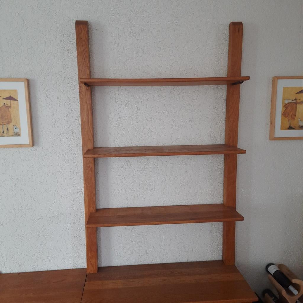 Eiken staanders met 3 planken, Ophalen