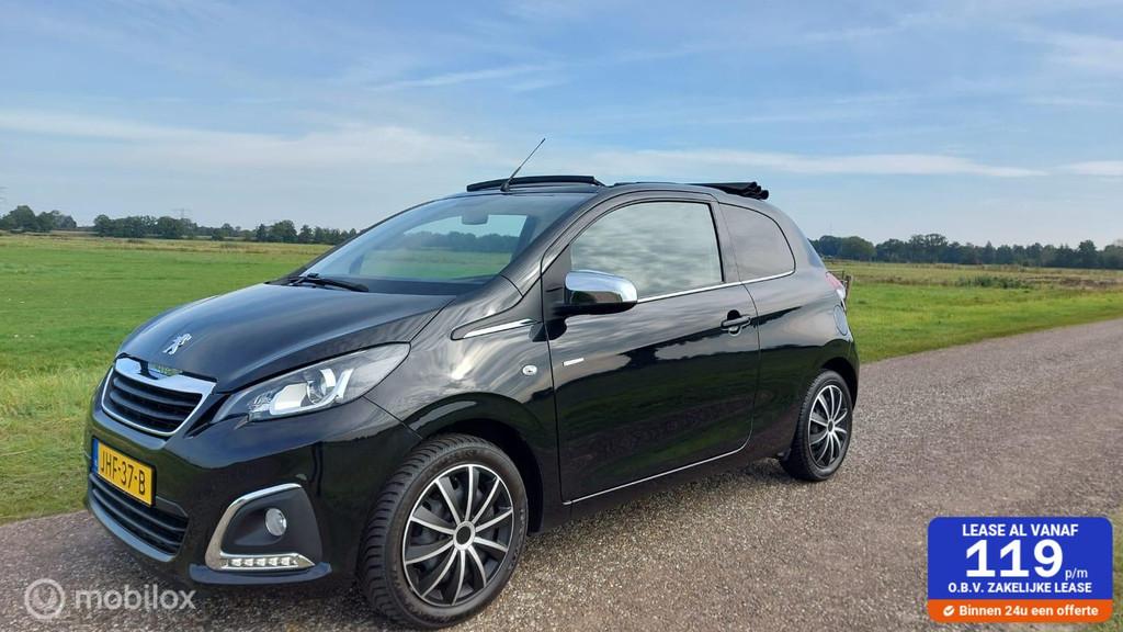 Peugeot 108 1.0 e-VTi Style TOP! |camera|airco|apk 2027, Voorwielaandrijving, Stof, Gebruikt, Euro 6