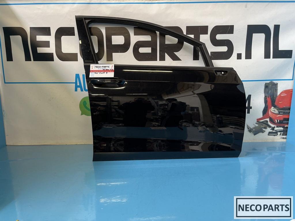 VOLKSWAGEN GOLF 8 PORTIER DEUR IN KLEUR LC9X COMPLEET, Ophalen of Verzenden, Gebruikt, Volkswagen, Spatbord