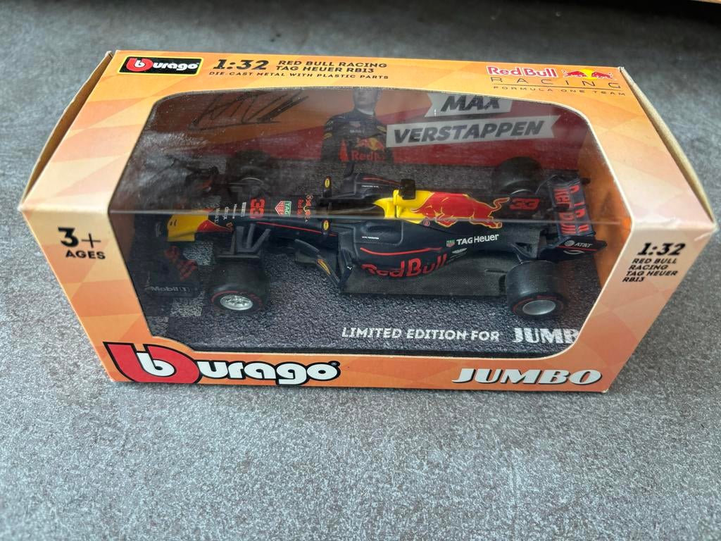 Bburago Red Bull Racing RB13 Max Verstappen 1:32, Ophalen of Verzenden, Zo goed als nieuw, Auto, Overige merken