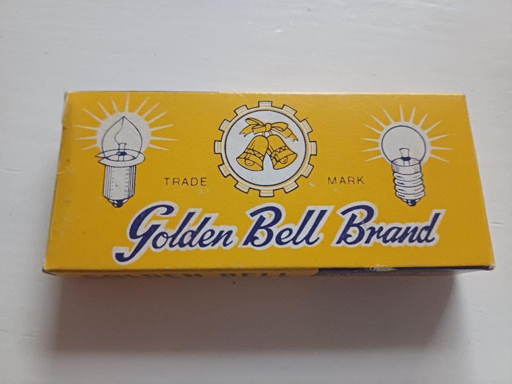 oud doosje nieuwe lampjes Golden bell brand, Ophalen of Verzenden