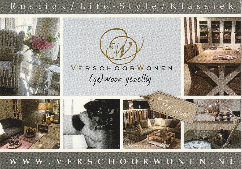 Verschoor Wonen Sliedrecht, Ophalen of Verzenden, 1980 tot heden, Ongelopen, Zuid-Holland