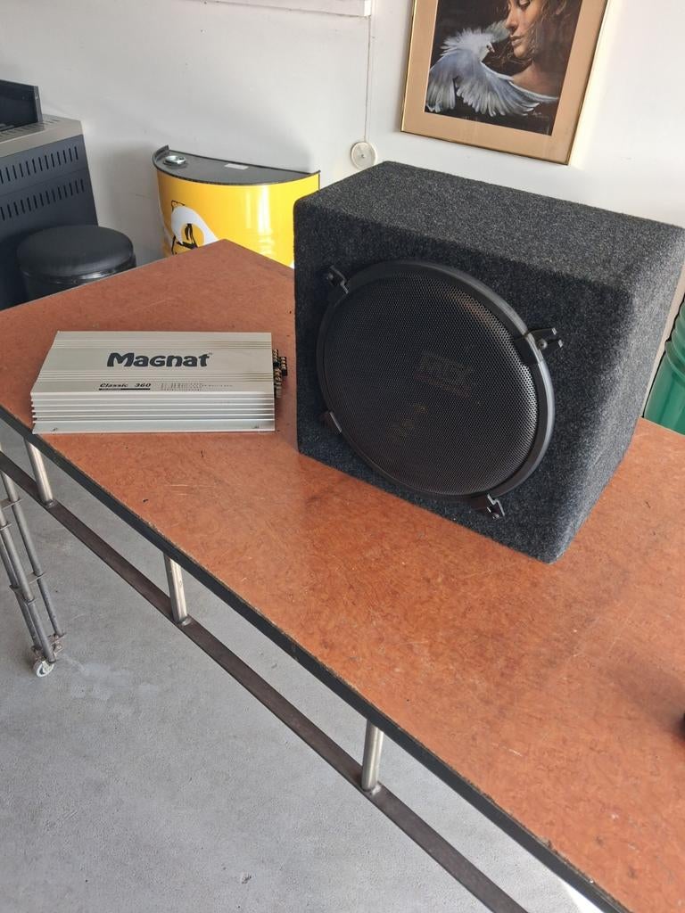 Basbox en versterker MAGNAT, Auto diversen, Autospeakers, Ophalen