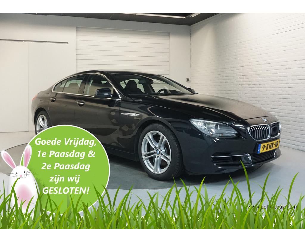BMW 6 Serie Gran Coupé 640i Rijklaar! | Sportstoelen | Acht, Euro 5, Achterwielaandrijving, Zwart, 320 pk
