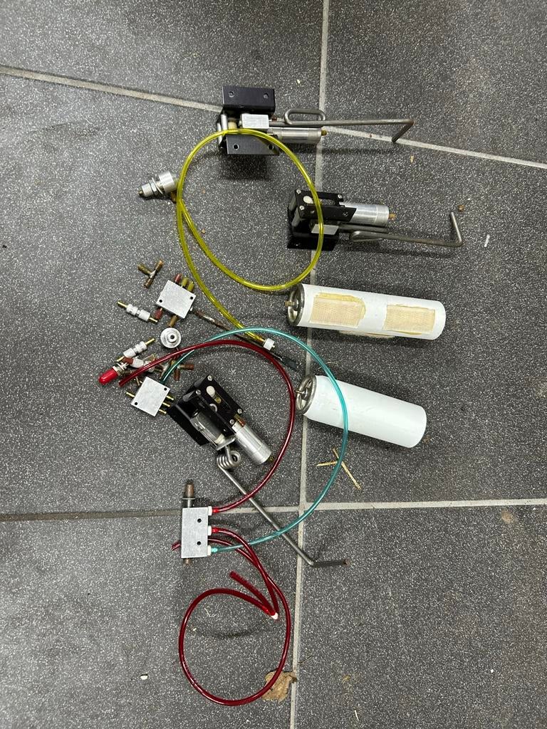 Landingsgestel met accessoires voor RC-vliegtuigen, Ophalen of Verzenden, Gebruikt, Overige typen