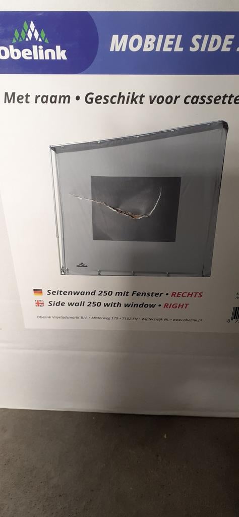 Zijluifel  250., Caravans en Kamperen, Windschermen, Ophalen of Verzenden, Nieuw