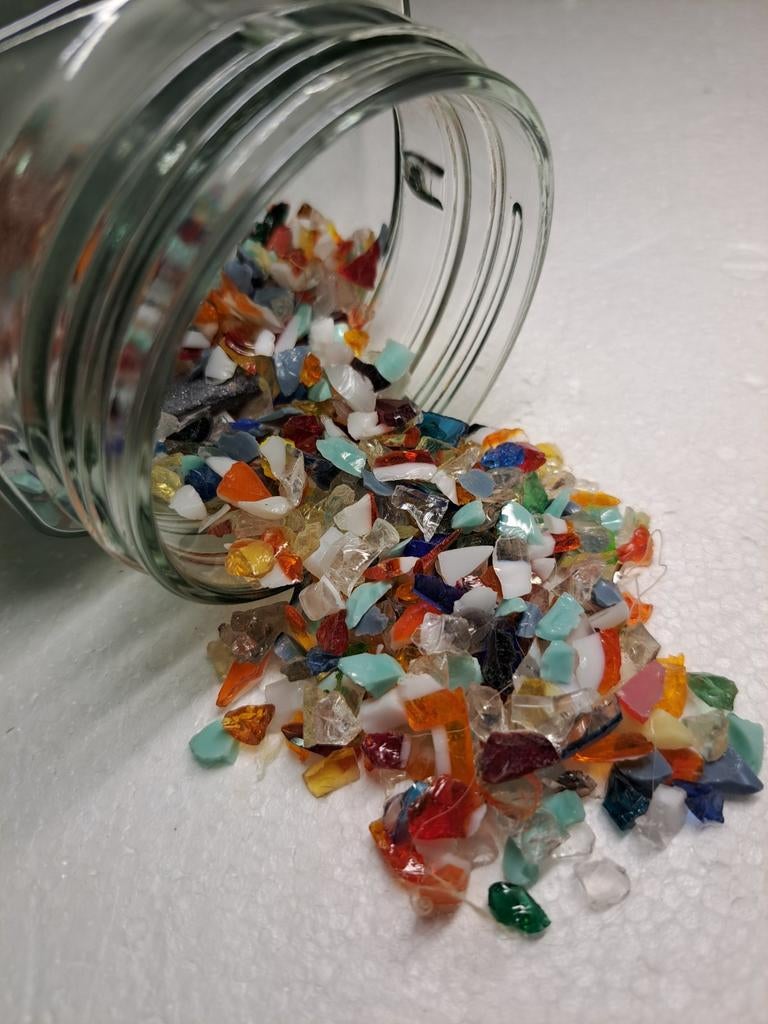 Glas stukjes, Ophalen of Verzenden, Materiaal