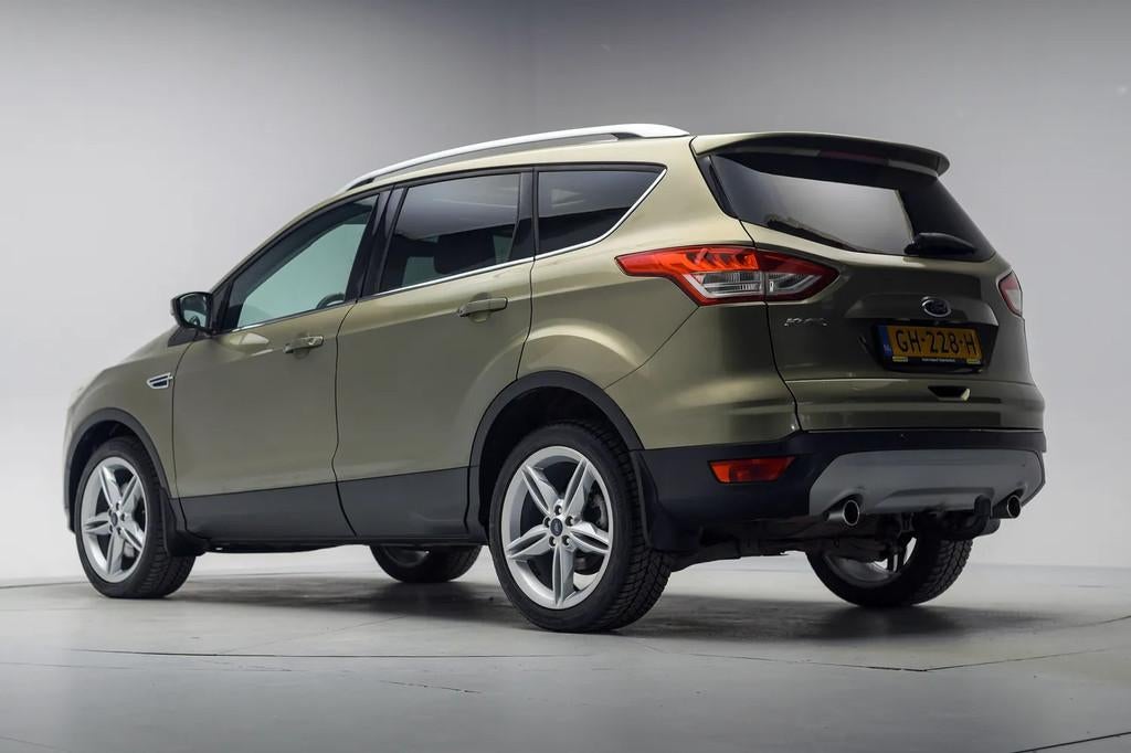 Ford Kuga 2.0 TDCI Titan.+ 4WD [ Leer Panoramadak Trekhaak ], Automaat, Gebruikt, 4 cilinders, Bruin