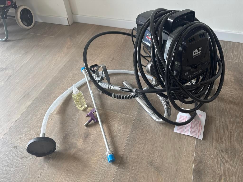 HBM Hogedruk Airless Verfspuitmachine 1010 Watt, Ophalen of Verzenden, Nieuw, Verfspuit of Verfpomp