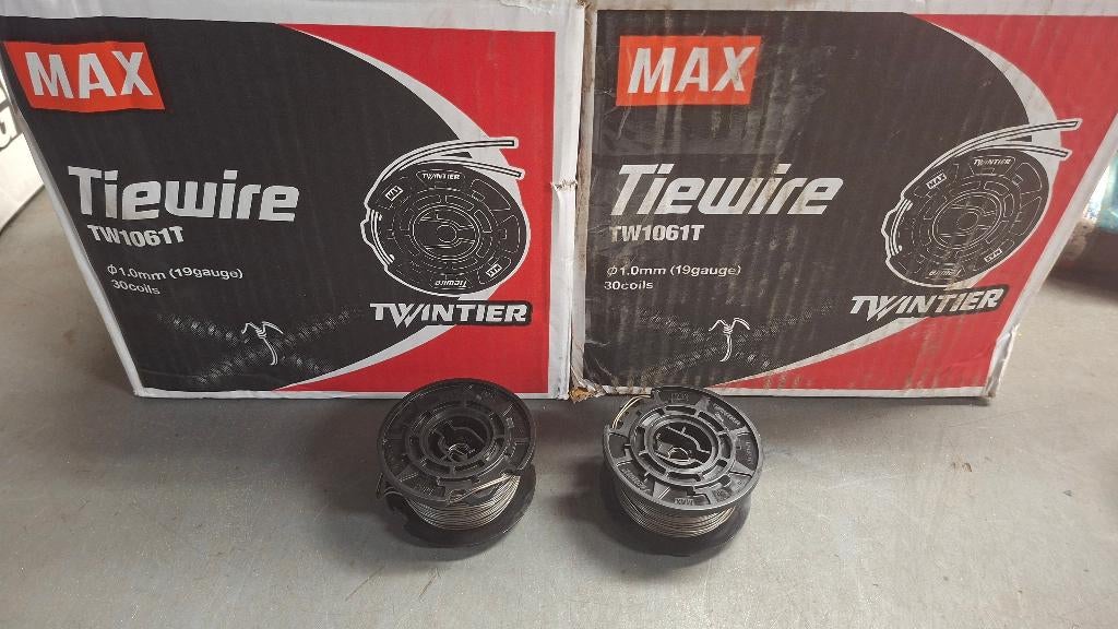 Rollen MAX vlechtdraad Twintire twintier TW1061T MET FACTUUR, Ophalen, Nieuw, Minder dan 10 meter
