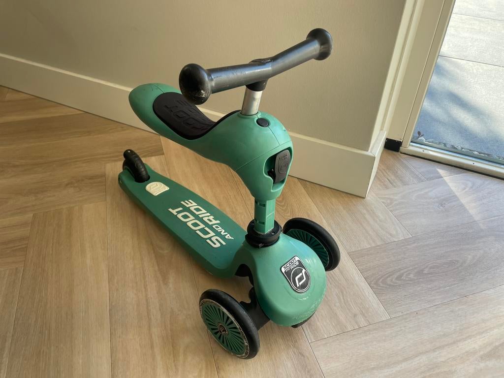 Scoot and ride step en loopfiets, Kinderen en Baby's, Speelgoed | Buiten | Voertuigen en Loopfietsen, Ophalen, Zo goed als nieuw