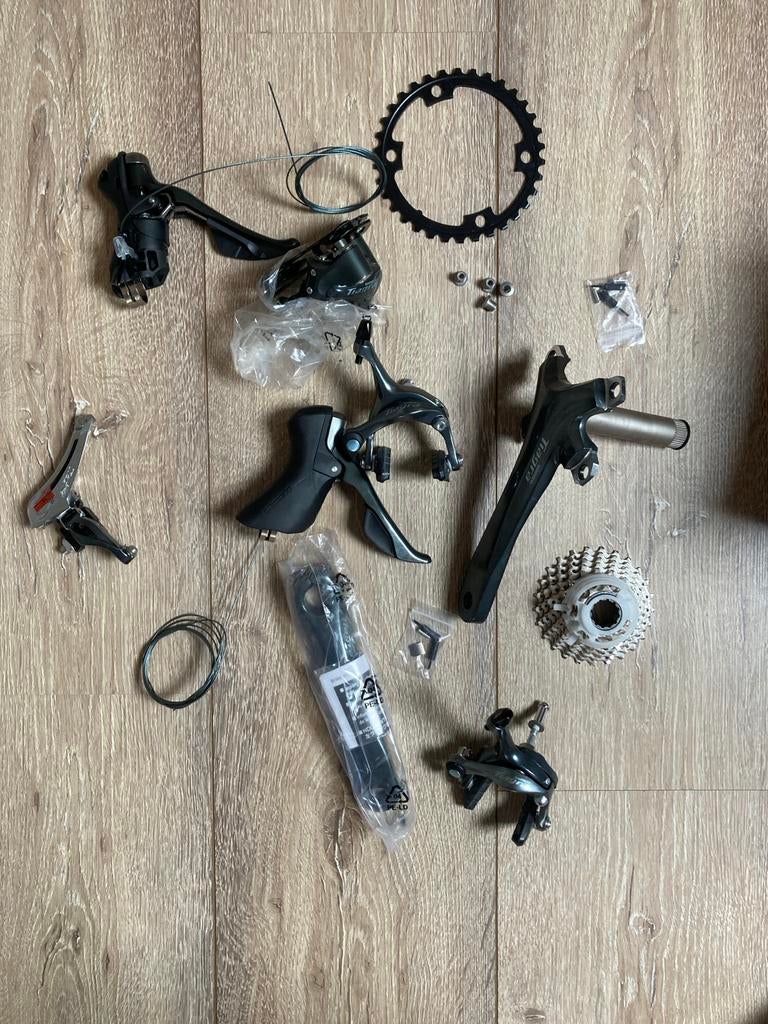 Shimano Tiagra Groepset 9s fc 4700, Ophalen of Verzenden, Zo goed als nieuw, Overige typen