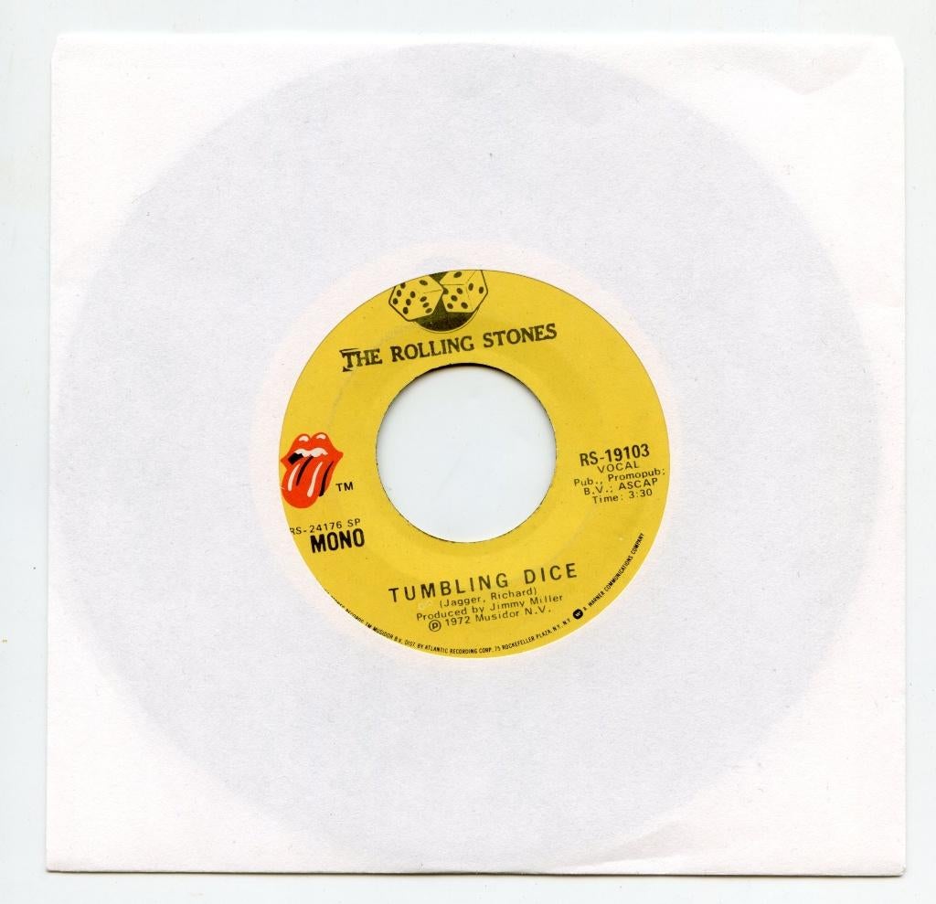 Rolling Stones - Tumbling Dice (US single), Gebruikt, 7 inch, Single, Ophalen of Verzenden
