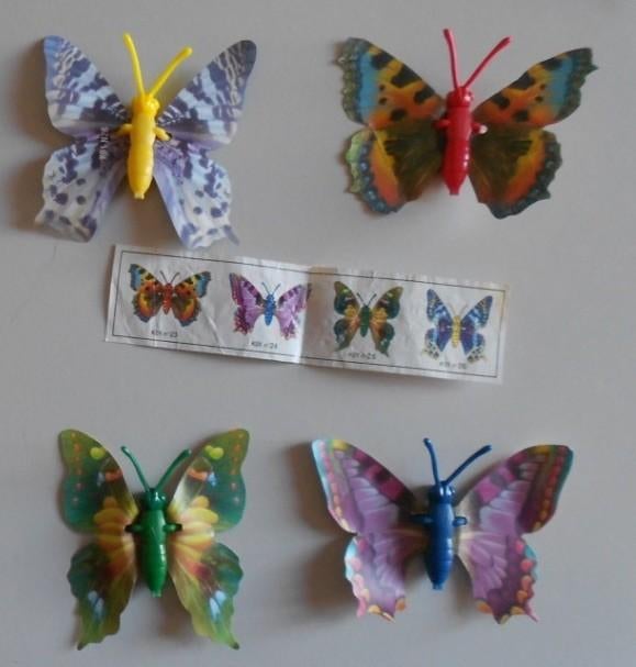 Kindersurprise Ferrero : Serie Vlinders + BPZ = K01, Ophalen of Verzenden, Zo goed als nieuw, Overige typen