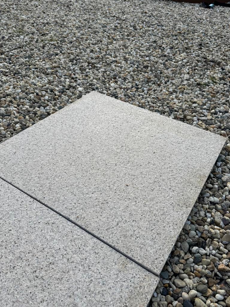 Tuin terras tegels Graniet Natuursteen Nieuw €2650! 45m2, Tuin en Terras, Tegels en Klinkers, Nieuw, Terrastegels, Natuursteen